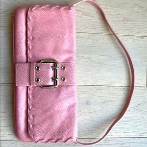 Pink leather BCBG Hand Bag - purse